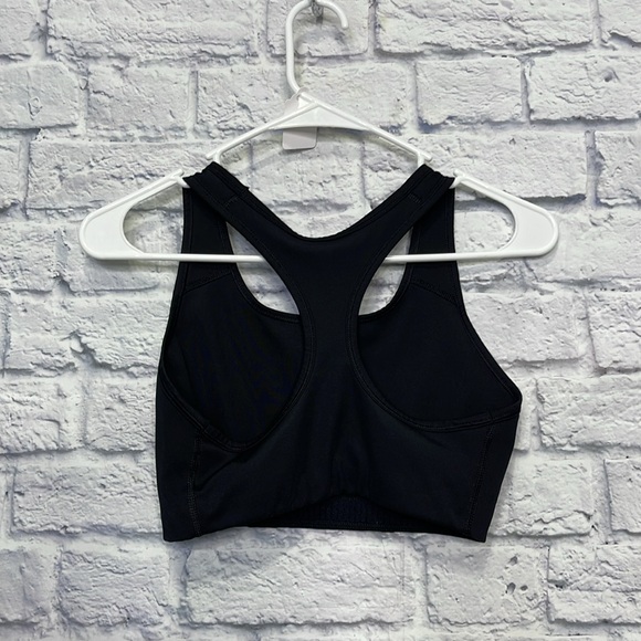 Nike Swoosh Dri-Fit Classic Sports Bra Black Running Yoga Pilates Outfits size M - Picture 7 of 11